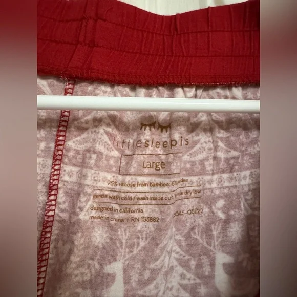 Little Sleepies Christmas Pajama Set - Size Large - Picture 4 of 8